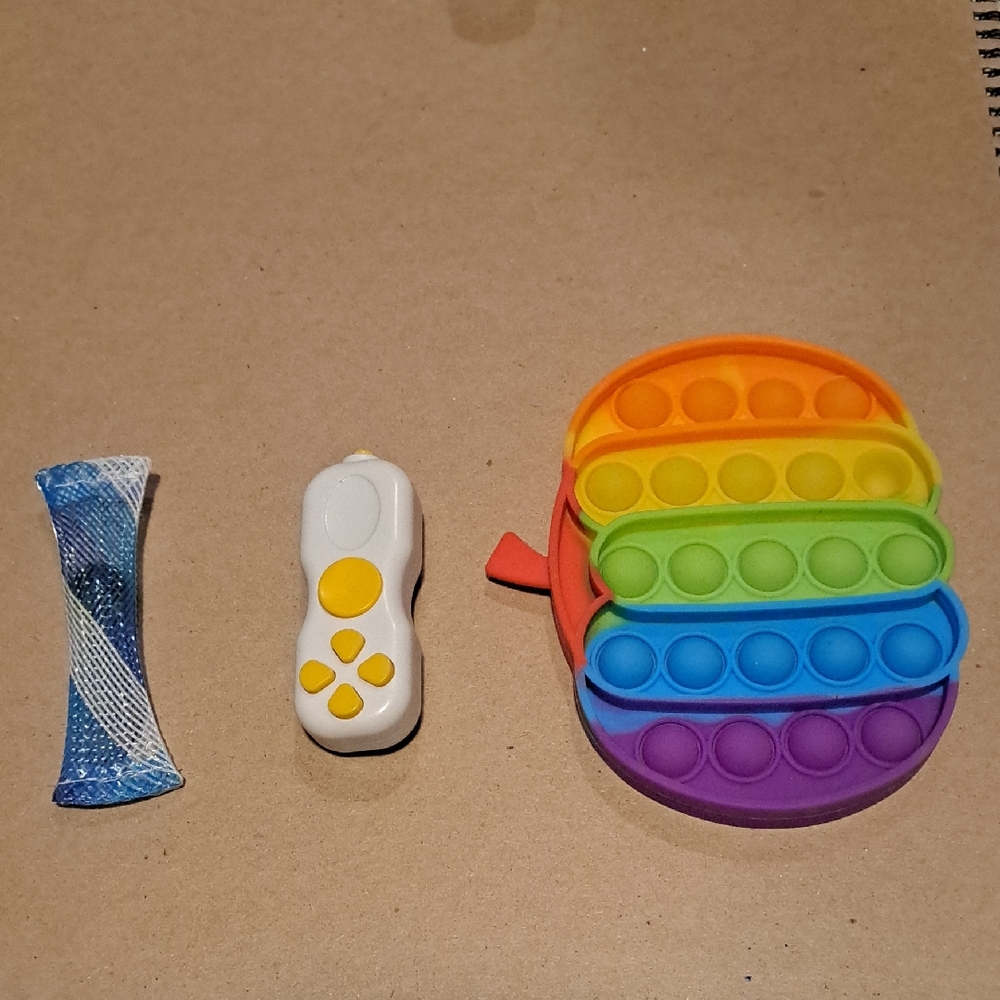 Rainbow Pop Fidget Toy Set